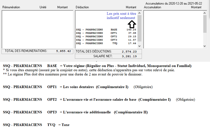 Précisions sur les déductions d’assurances 