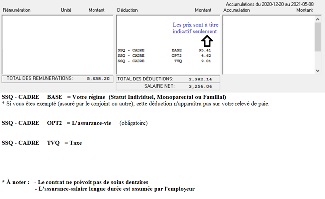 Précisions sur les déductions d’assurances 3